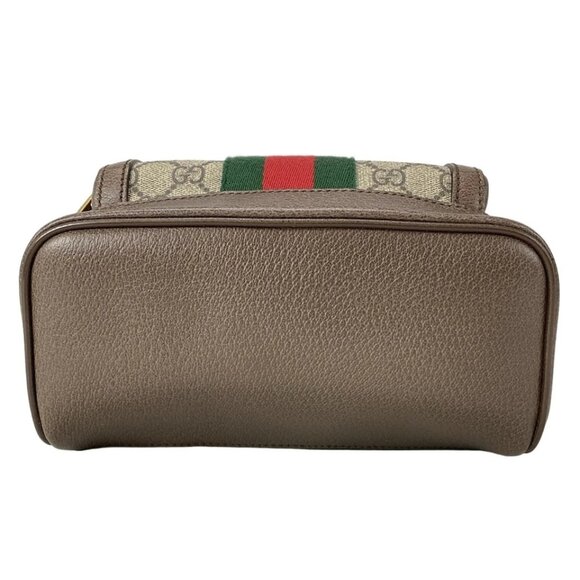GUCCI Ophidia Beige Green Red PVC Cotton - Backpack 996-041925 - Picture 5 of 14